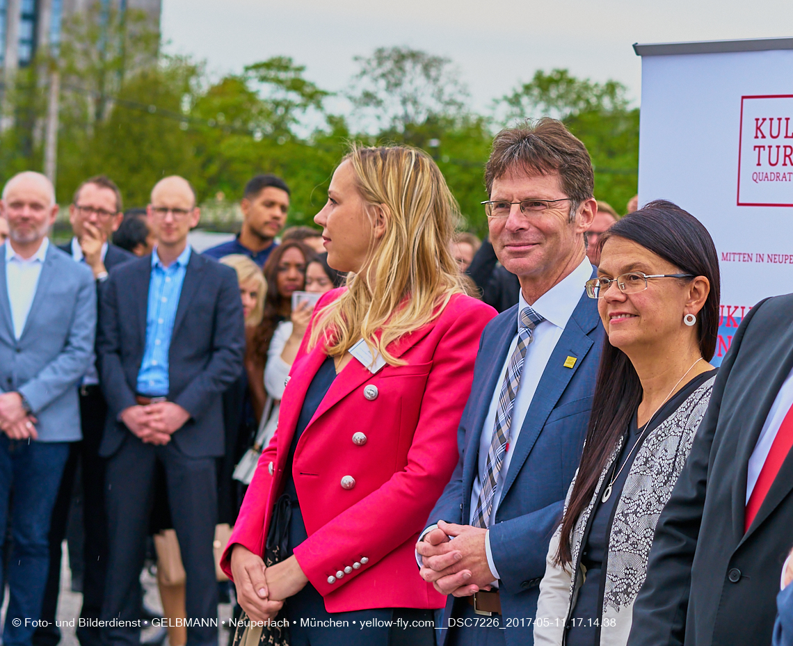 11. Mai 2017 - Grundsteinlegung für die LOGE und dem Kulturquadrat in Neuperlach